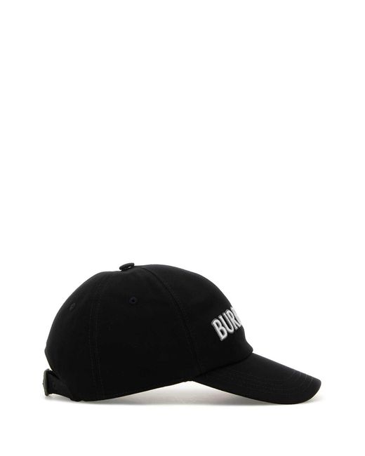 Burberry Black Logo Baseball Hat