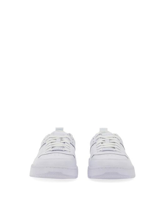 HUGO White Logo Sneakers for men