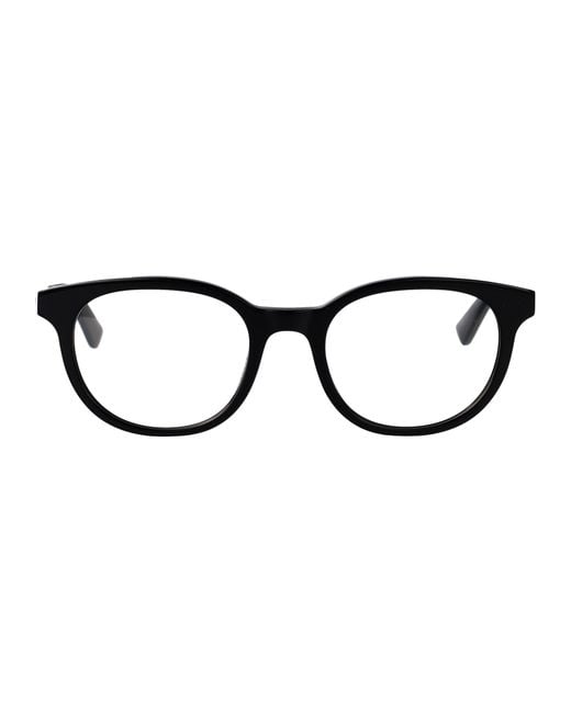 McQueen Black Round Optical Am0567 O 001