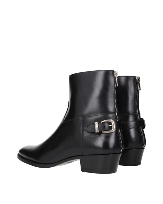 Céline Black Boots Leather