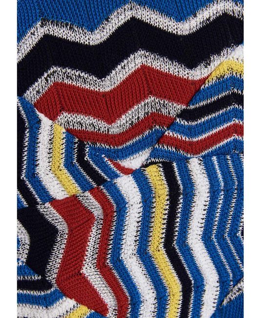 Missoni Vest Met Grafische Print in het Blue voor heren