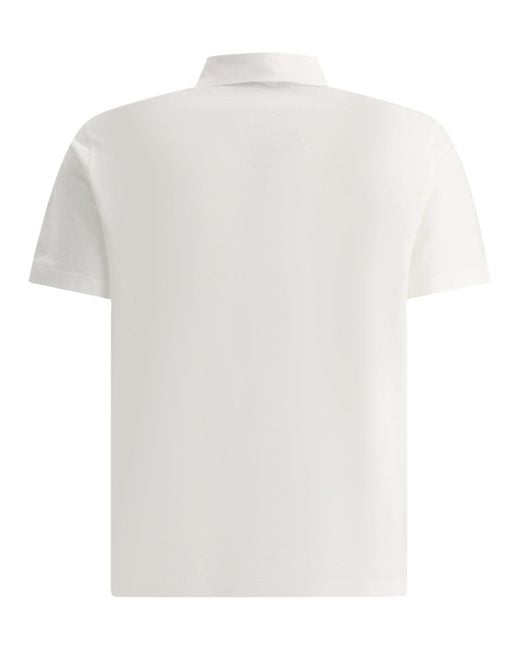 Polo -Hemd im Crew -Trikot Herno pour homme en coloris White