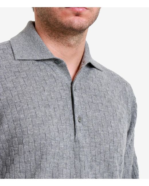Filippo De Laurentis Gray T Shirts And Polos for men