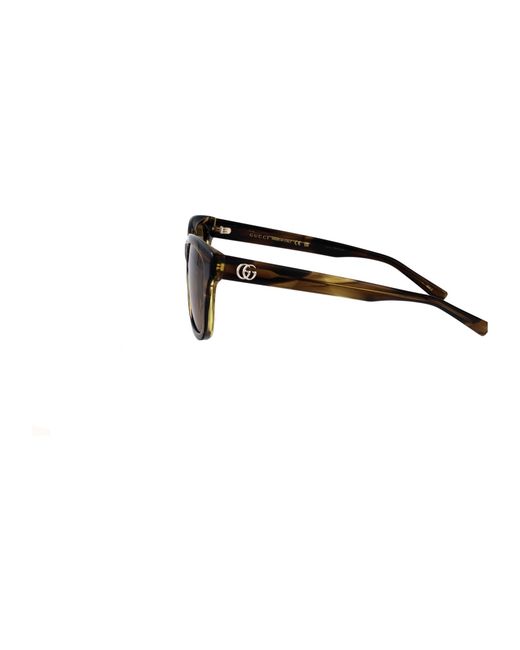 Gucci Brown Havana-Havana- Acetate Sunglasses