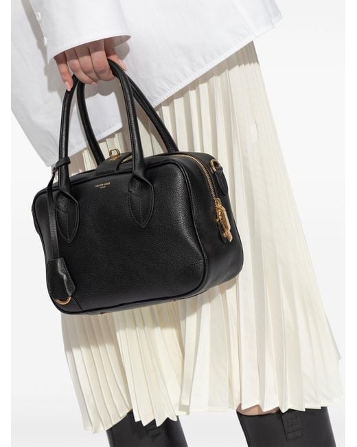 Golden Goose Deluxe Brand Black Vita Leather Handbag