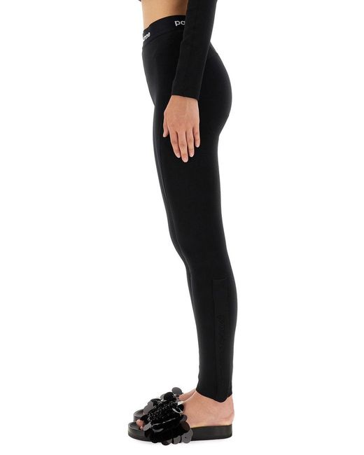 Rabanne Black Pants With Logo