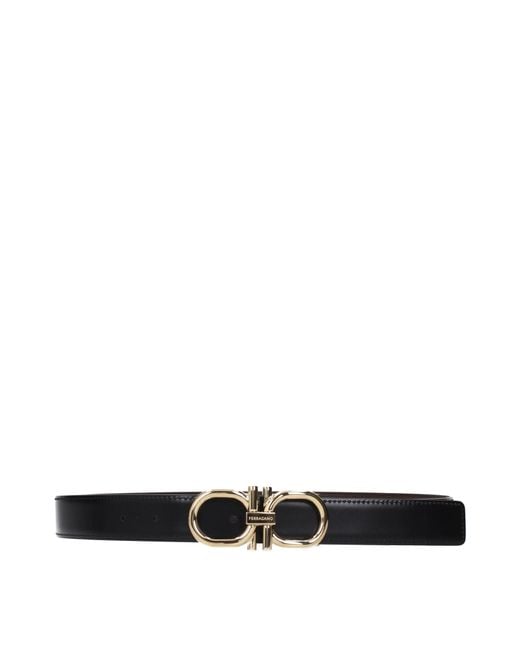 Ferragamo Black Belts Leather