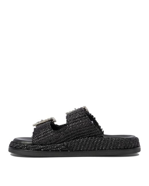 Alibi Black "Greta" Sandalen