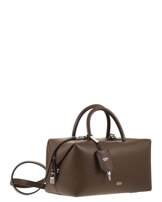 Max Mara Brown Holdallm Medium Satchel