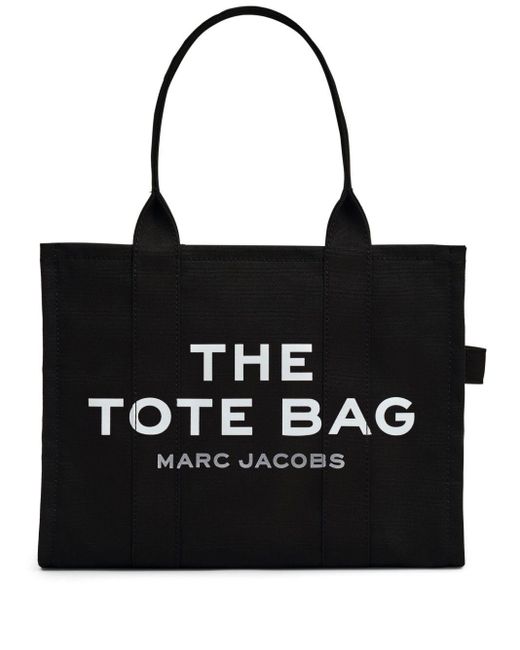 Marc Jacobs Black Die Leinwand Grobe Tasche