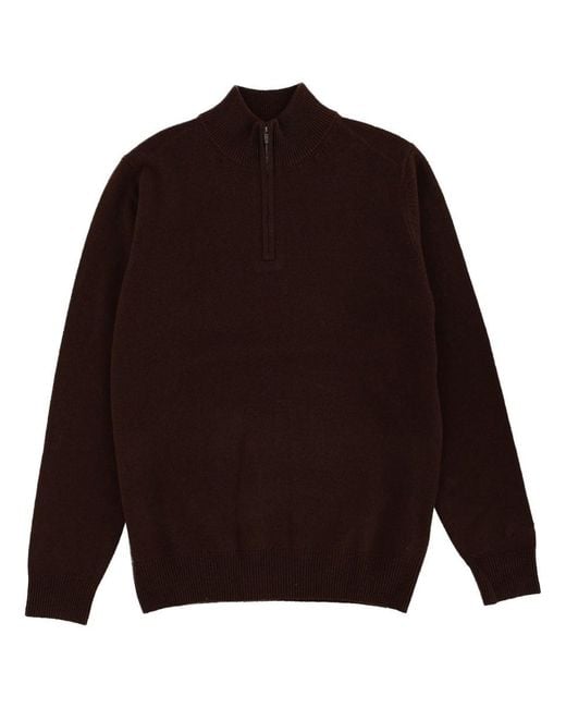 Mc2 Saint Barth Brown Wool Sweater for men