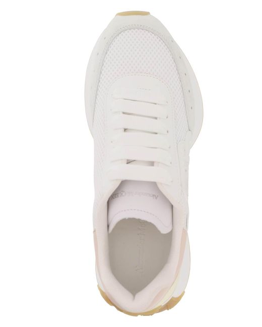 'Sprint Runner' Sneakers Alexander McQueen de color White
