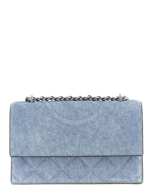 Tory Burch Blue 'Fleming Cabvertibile' kleiner Umhängetasche