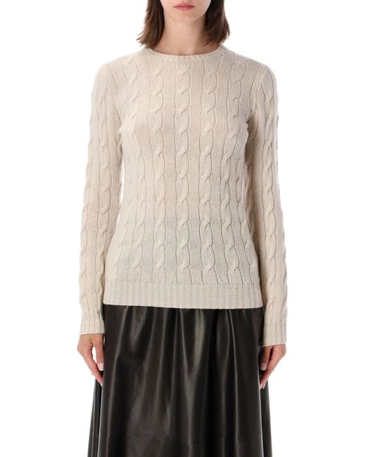 Ralph Lauren Natural Cashmere Sweater For