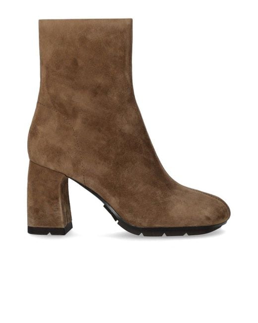 Ash Brown Eclat Heeled Ankle Boot