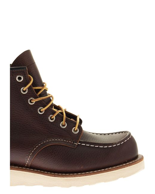 Red Wing Brown Classic Moc 8138 Lace Up Boot