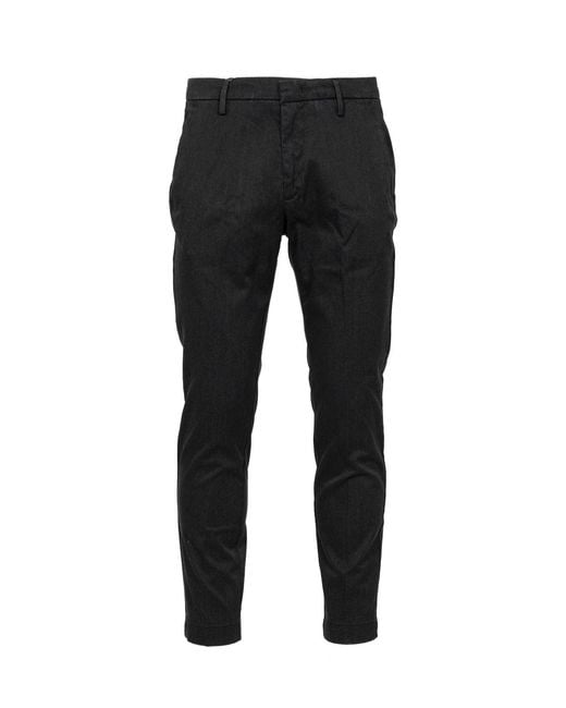BRO-SHIP Black Trousers for men