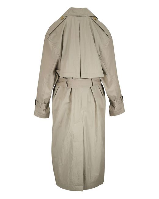 Totême  Natural Cotton Blend Trench Coat