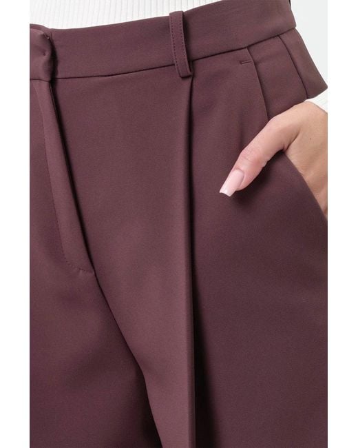 Elisabetta Franchi Purple Trousers