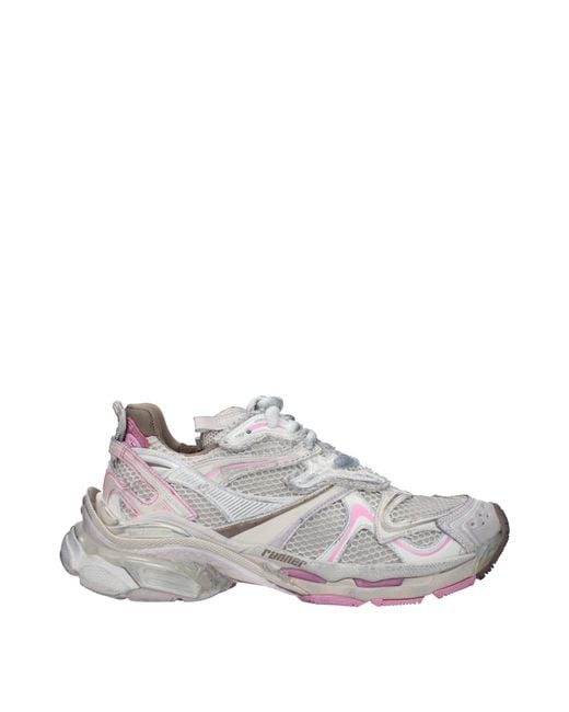 Balenciaga Gray Runner 2 Sneakers/ Fabric