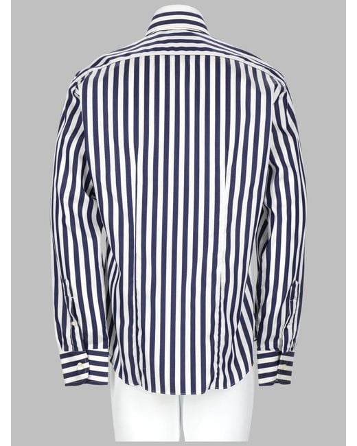 Brian Dales Blue Camicia for men