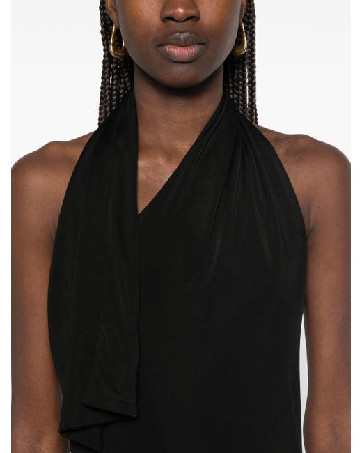 Khaite Roza Maxi-Jurk in het Black