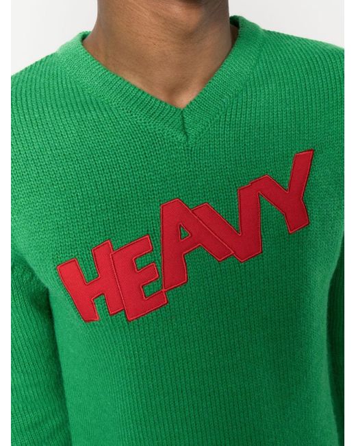 ERL Green Logo Sweater Knit