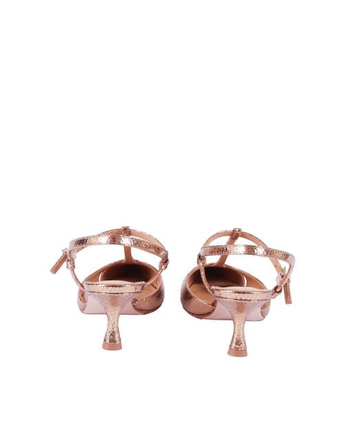 Sergio Levantesi Pink Slingback Edvige6 Aspis Oro
