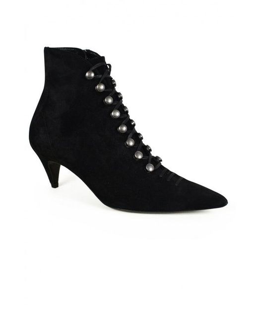 Saint Laurent Black Ally Boots