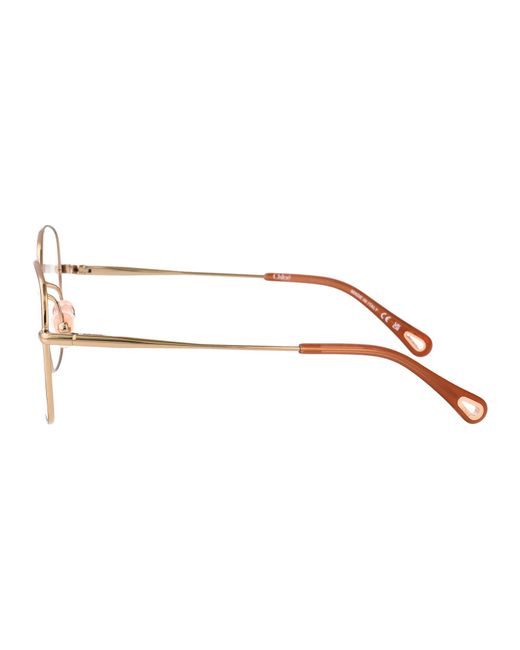 Chloé Metallic Transparent Metal Glasses