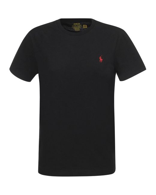 Polo Ralph Lauren Custom Slim Fit Jersey T -Shirt in Black für Herren