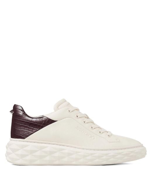 Jimmy Choo White Diamond Shoes