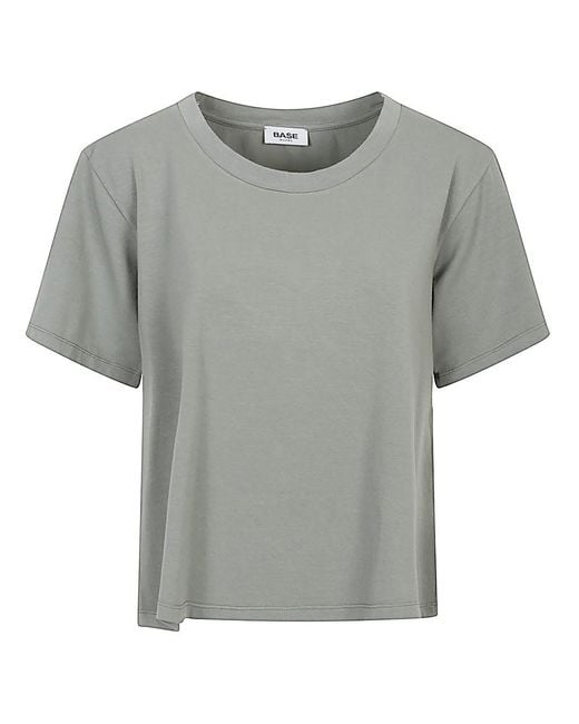 Base London Gray T-Shirts And Polos