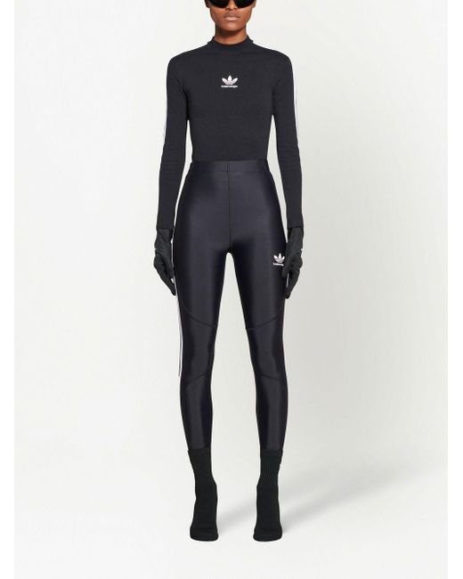 adidas x Balenciaga Blue Logo Leggings
