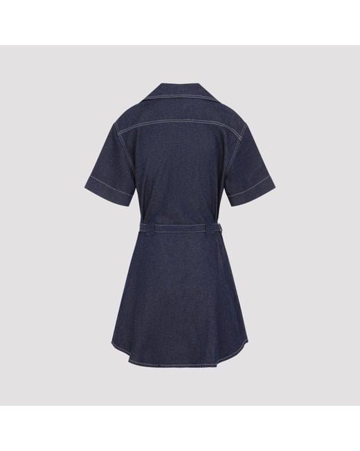 Céline Blue Denim Dress