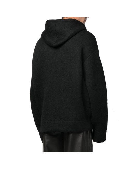 Off-White c/o Virgil Abloh Blue Knitted Hoodie for men
