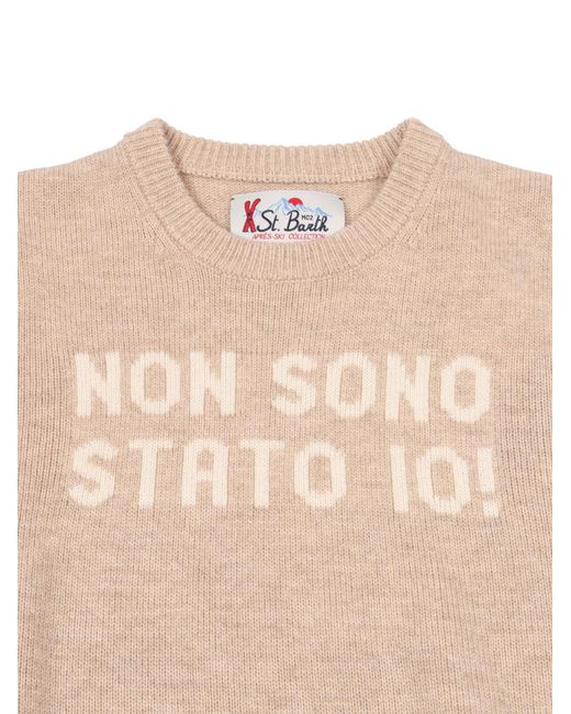 Mc2 Saint Barth Natural Douglas-Non Sono Stato 11 Crewneck