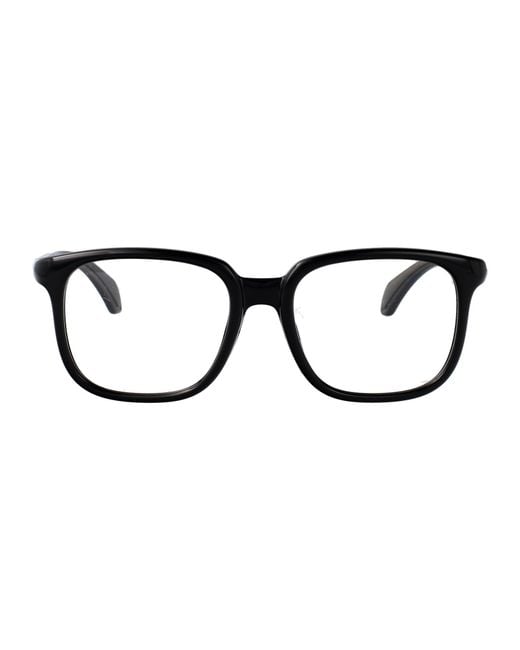 Moncler Black Shiny Acetate Glasses