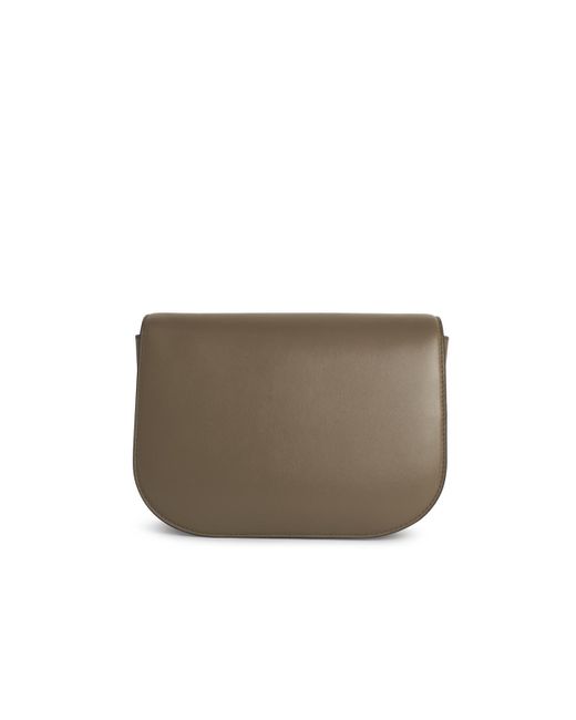 Furla Small 'sfera' Green Lear Crossbody -Tasche