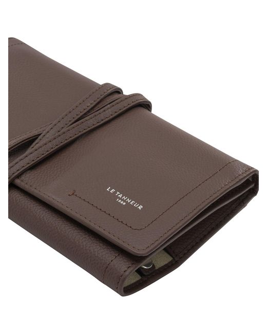 Le Tanneur Brown Leather Pouches