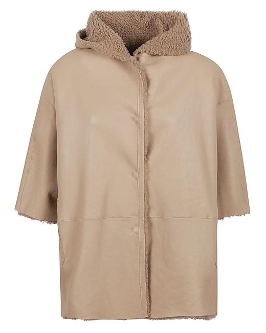 Enes Brown Alice Suede Leather Jacket