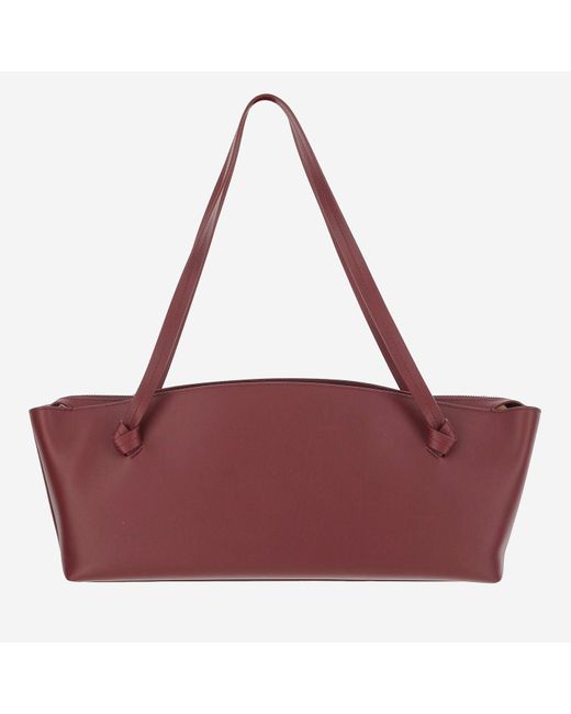 Jil Sander Purple Ledertasche