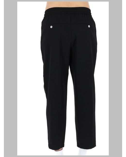 Drole de Monsieur Black Cropped Pants for men