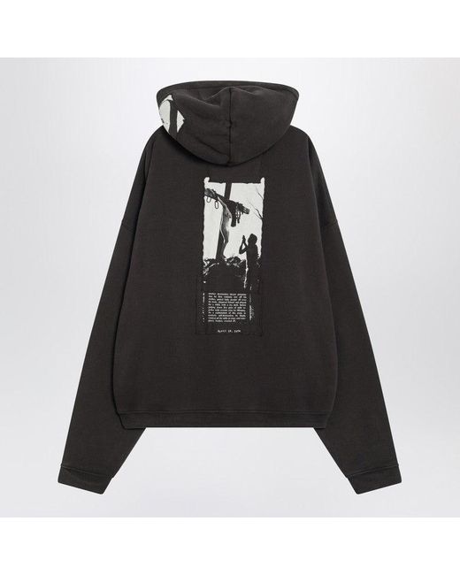 Enfants Riches Deprimes Black Artist Defends Assemblage Vintage Effect Sweatshirt for men
