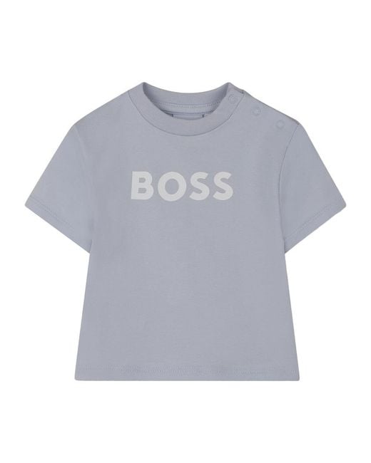 Boss White Set T Shirt+Short