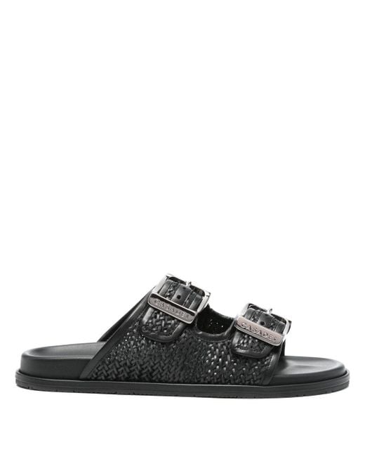 Casadei Black Birschsandalen