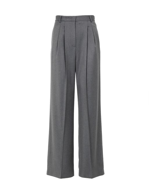 SIMONA CORSELLINI Gray Trousers
