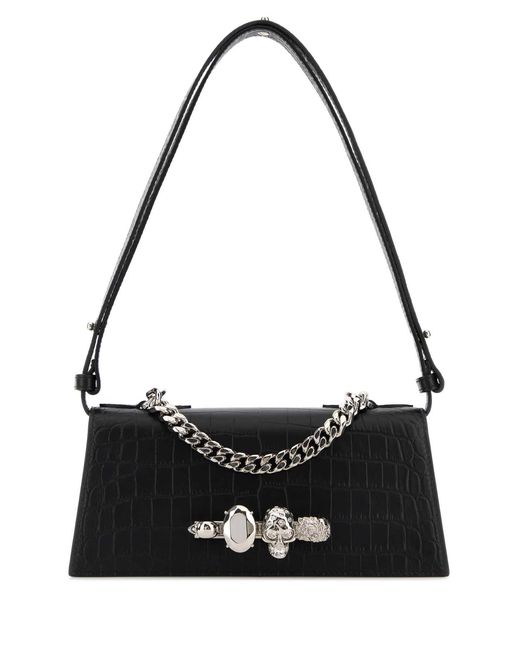 McQueen Black Jewel. Shoulder Mini