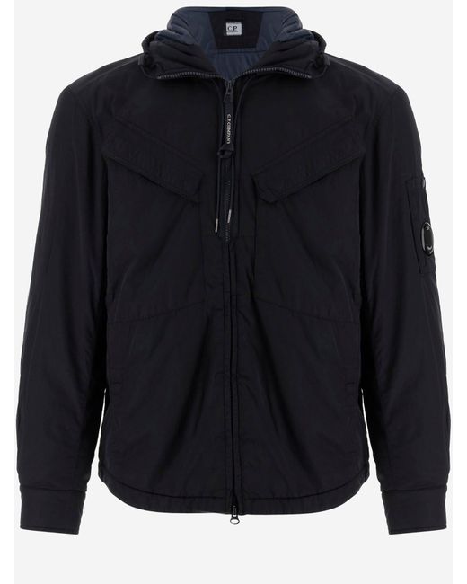 C P Company Cp -bedrijf Nylon Jacket in het Blue