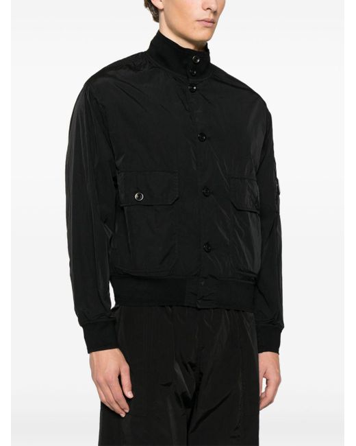 C P Company Black Chrome-R Nylon Jacket for men